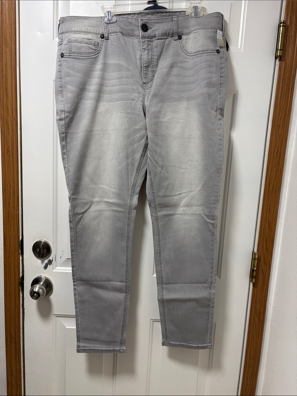Women's Light Gray jeggings Jeans